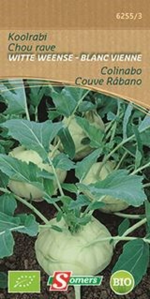 Be-Bio-02 Koolrabi Witte Weense