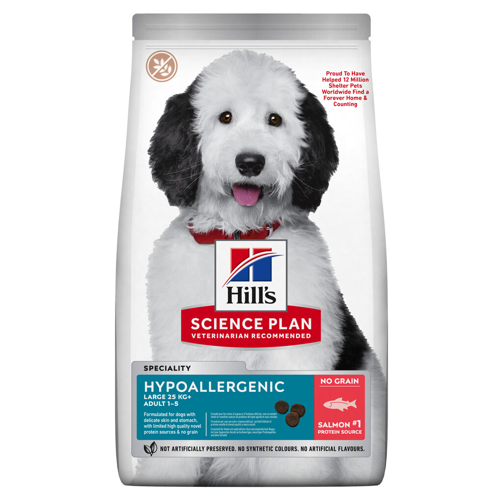 SP Hypoallergenic - Croquettes pour chien adulte - grandes races au saumon 12kg SP Hypoallergenic - Croquettes pour chien adulte - grandes races au saumon 12kg