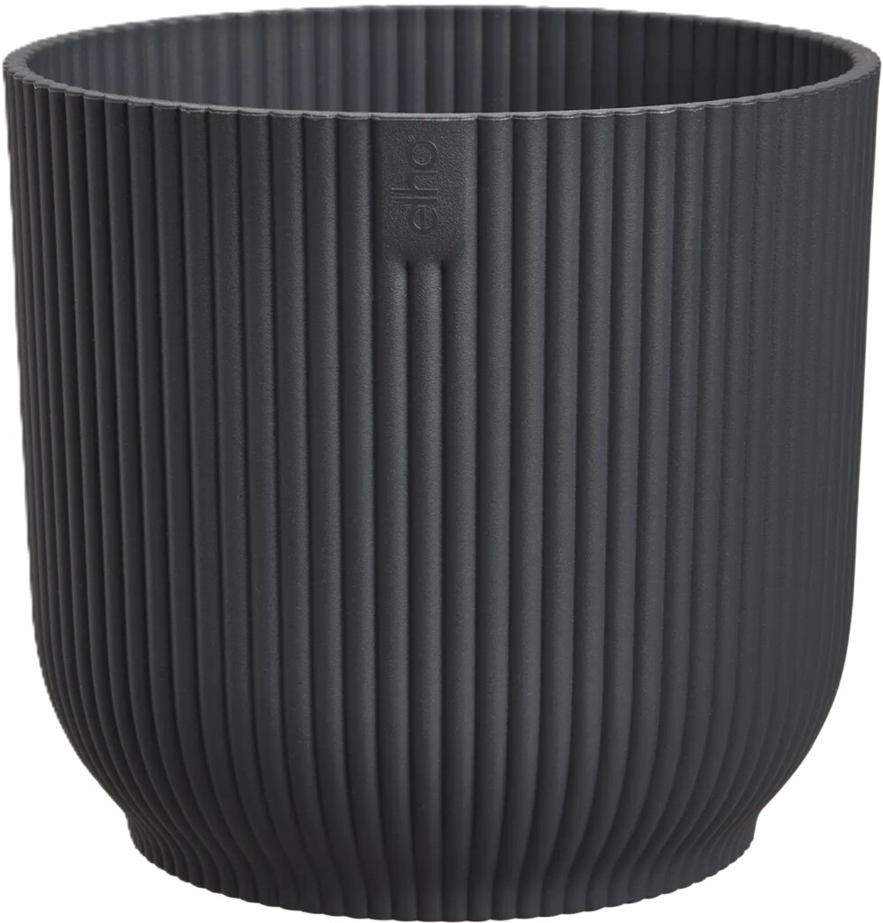 Bloempot Vibes Fold Rond 18cm antraciet