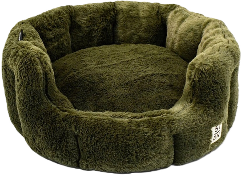 Supersoft Round Softbed Dark Green M