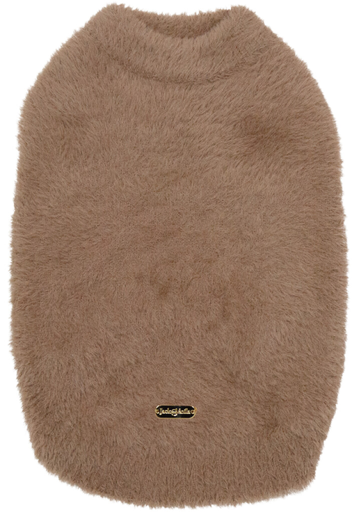 Dogwalk-Trui-Plush Milano Taupe-24