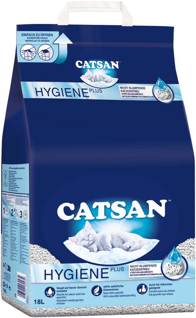 Kattenbakvulling Hygiene Plus 18L Kattenbakvulling Hygiene Plus 18L