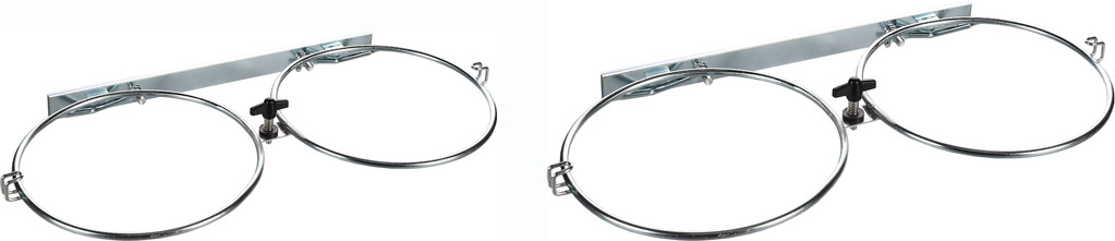 Muur en benchhouder Bruce 2x24cm Muur en benchhouder Bruce 2x24cm