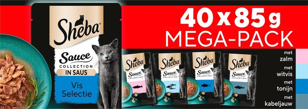 Sélection de poissons en sauce 40x85g