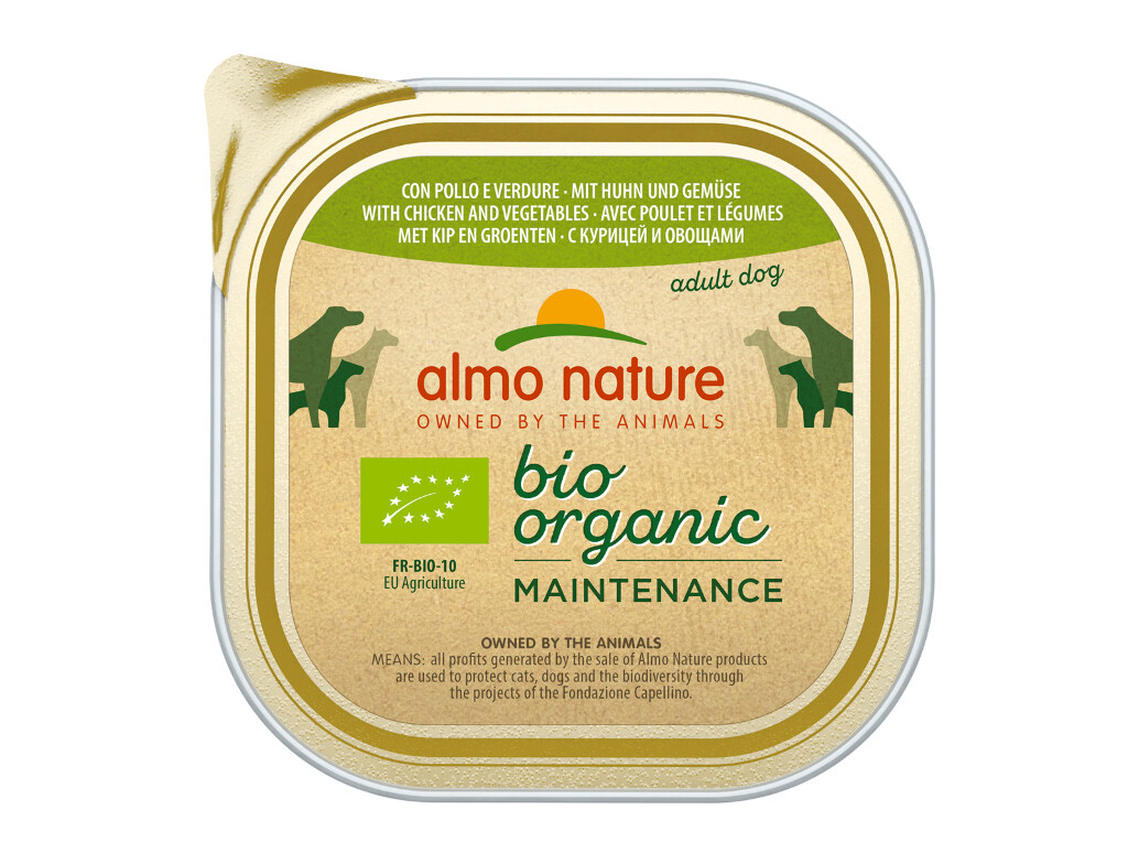 Bio Organic Maintenance poulet et légumes 300g Bio Organic Maintenance poulet et légumes 300g