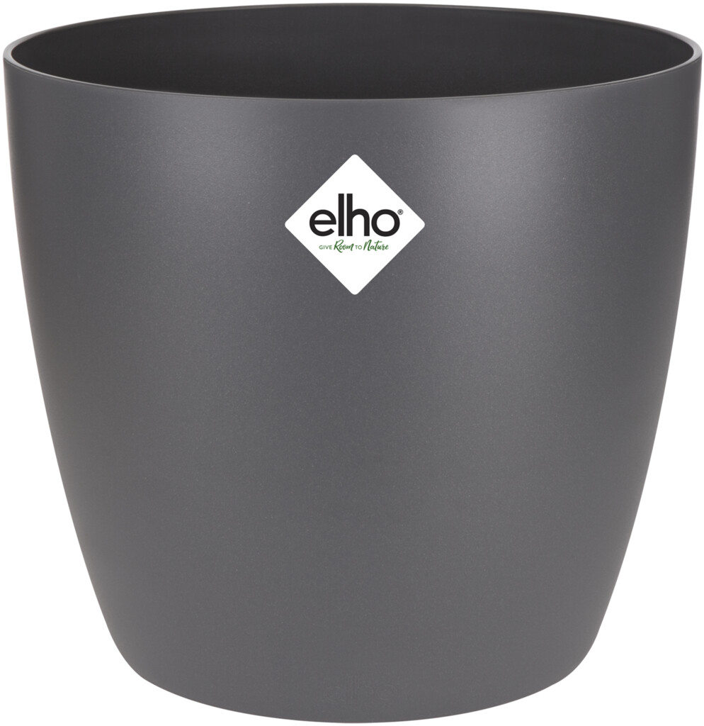 Pot de fleurs Brussels rond 16cm anthracite