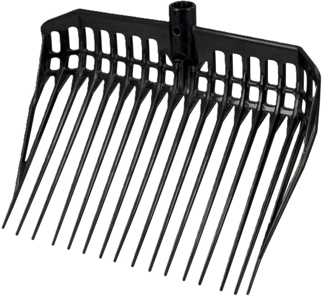 Mestvork Ecofork zwart met steel