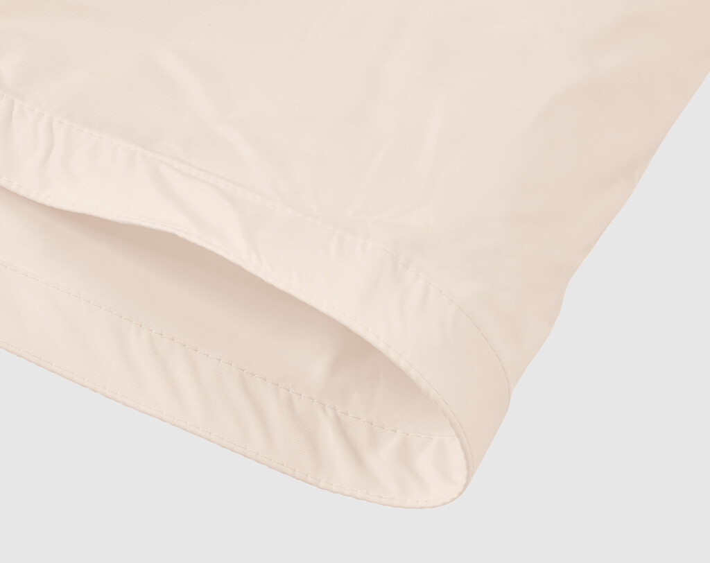 Voile d'ombrage imperméable Dreamsail carrée, 4,0 x 4,0 x 4,0 x 4,0 m, Crème.