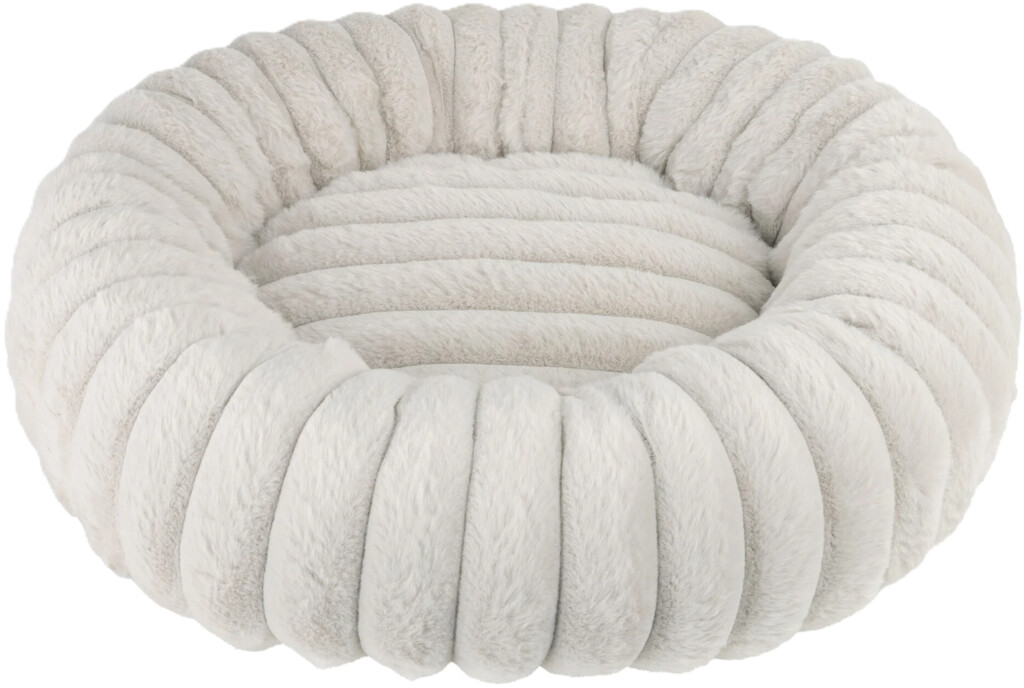 Panier Rond Côtelé Chat Ribba Greige