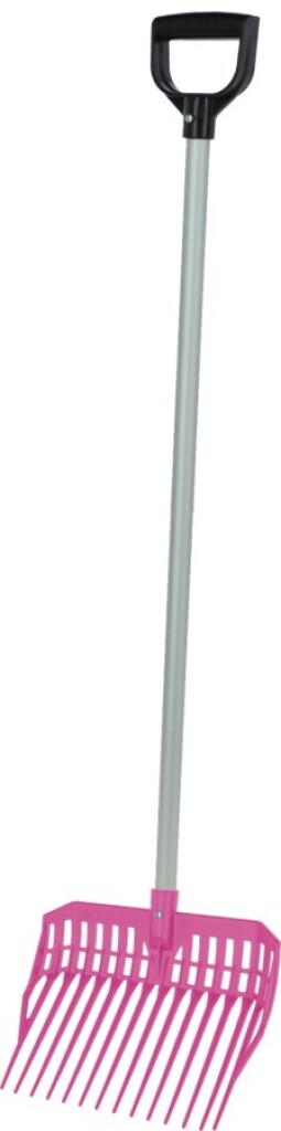 Fourche à copeaux Ecofork mini rose - avec poignée