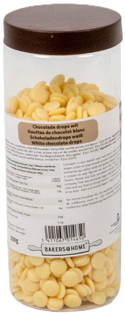 Gouttes de chocolat blanc 350g