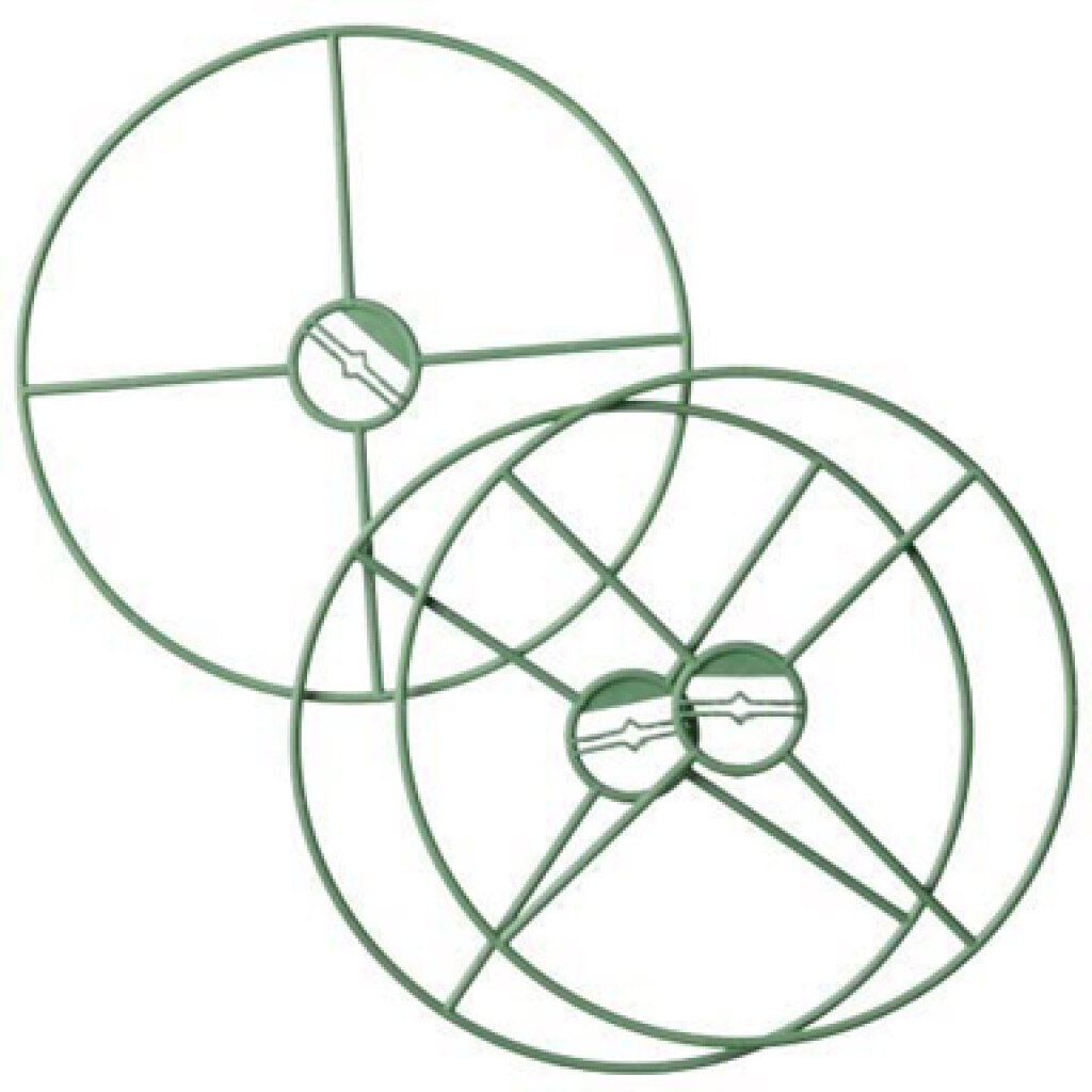 Plantensteun rond Ø30cm groen 3x