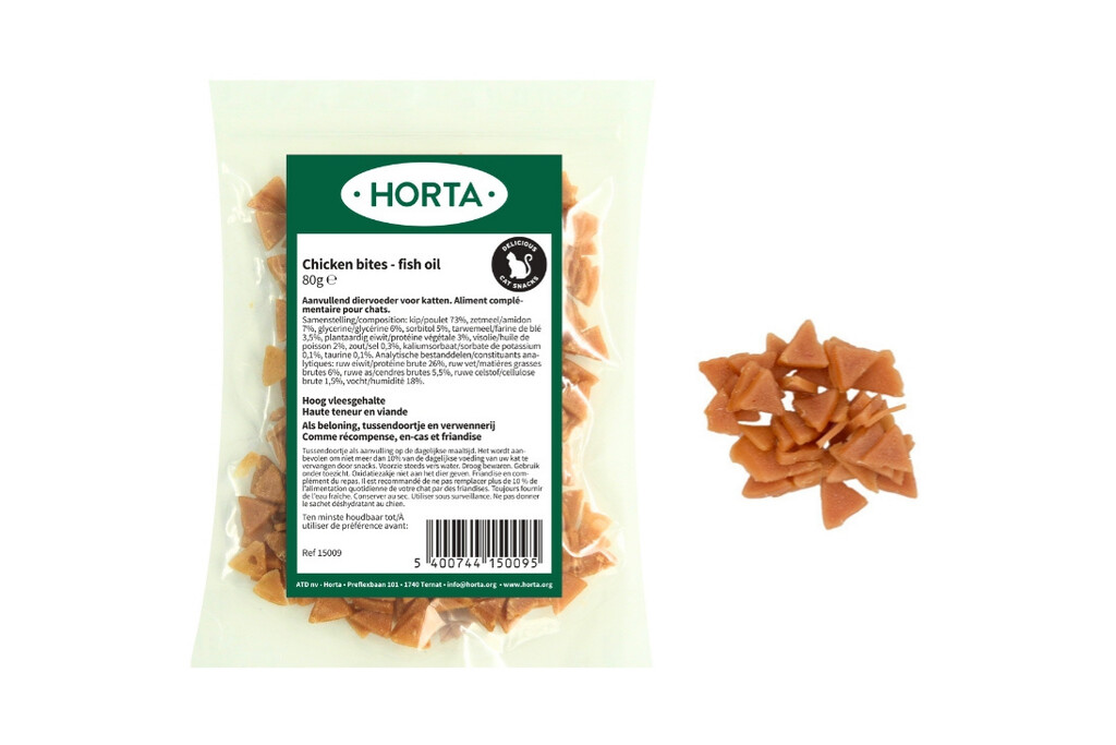 Chicken bites - fish oil 80g