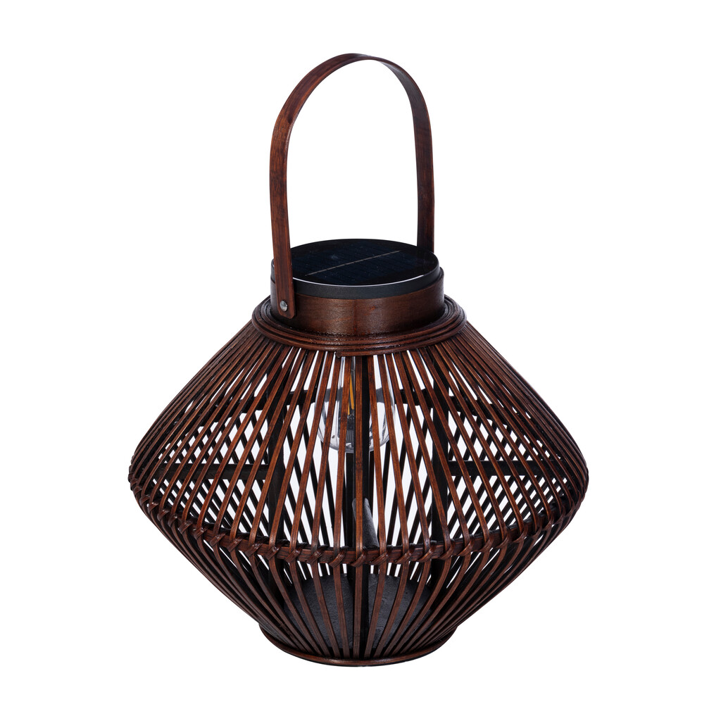 Solar Cadiz table lamp 160LM brown 