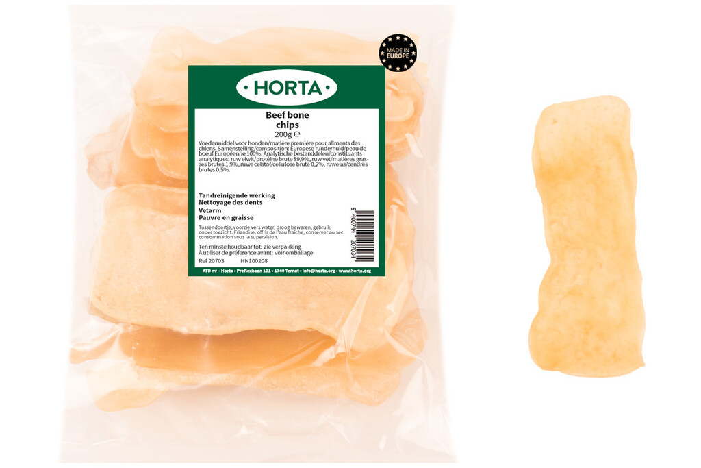 Beef bone chips 200 gr Beef bone chips 200 gr