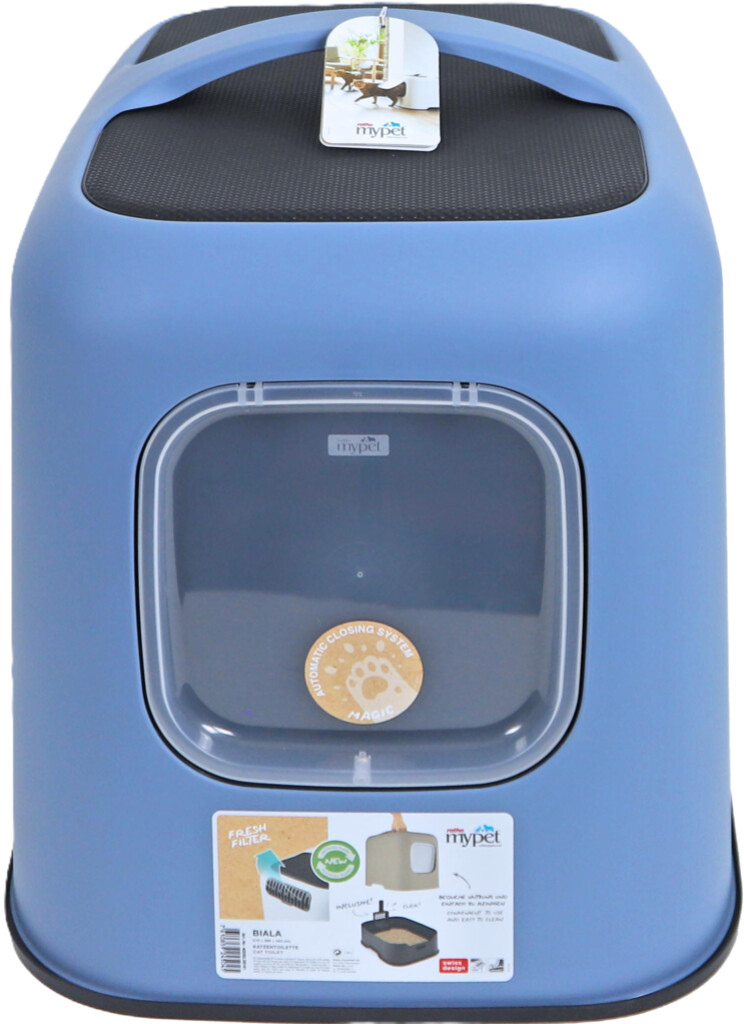 MyPet Biala 51 x 39.5 x 44.3 - Toilette pour chat - horizon bleu