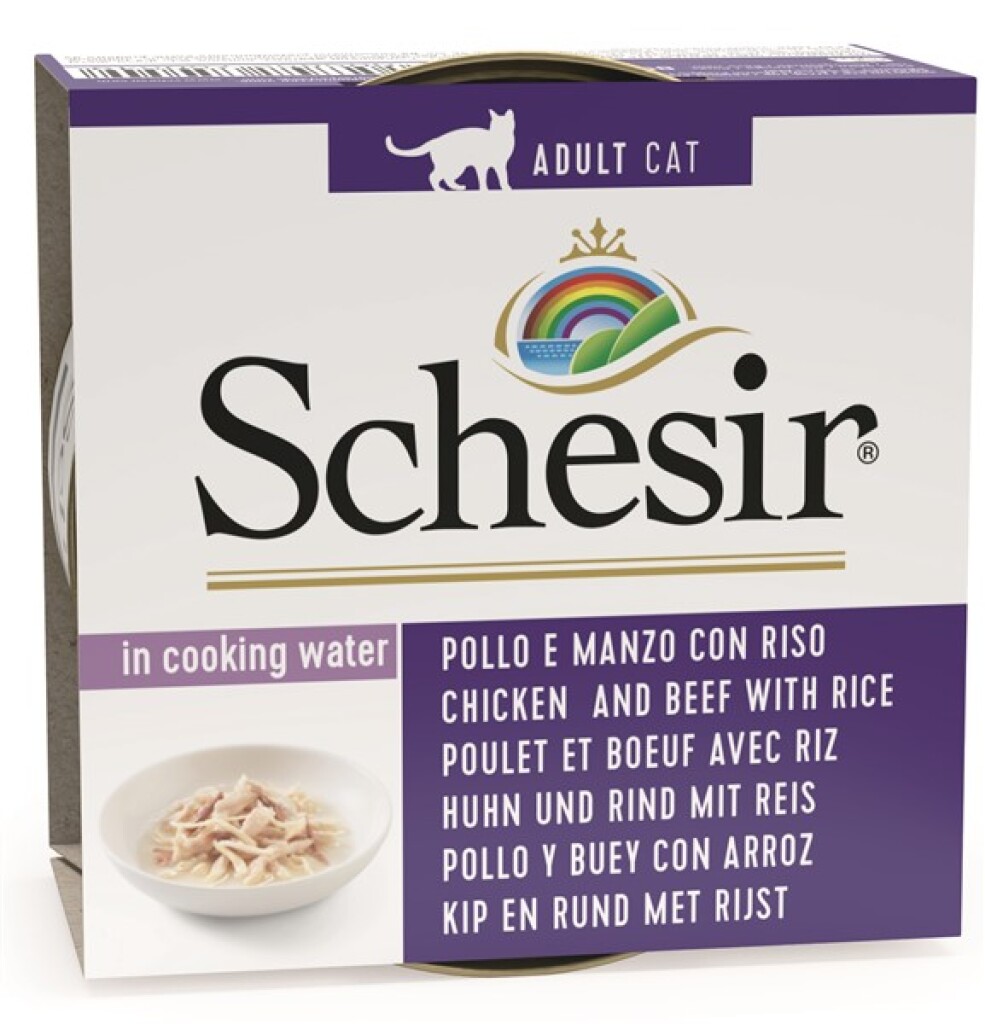 Chat 85g - poulet & riz rouge (bouillon)