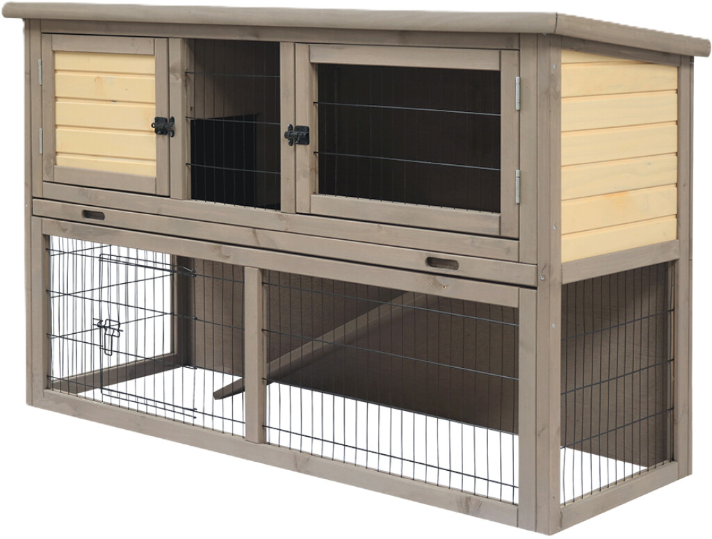 Woodland konijnenhok bel-étage country