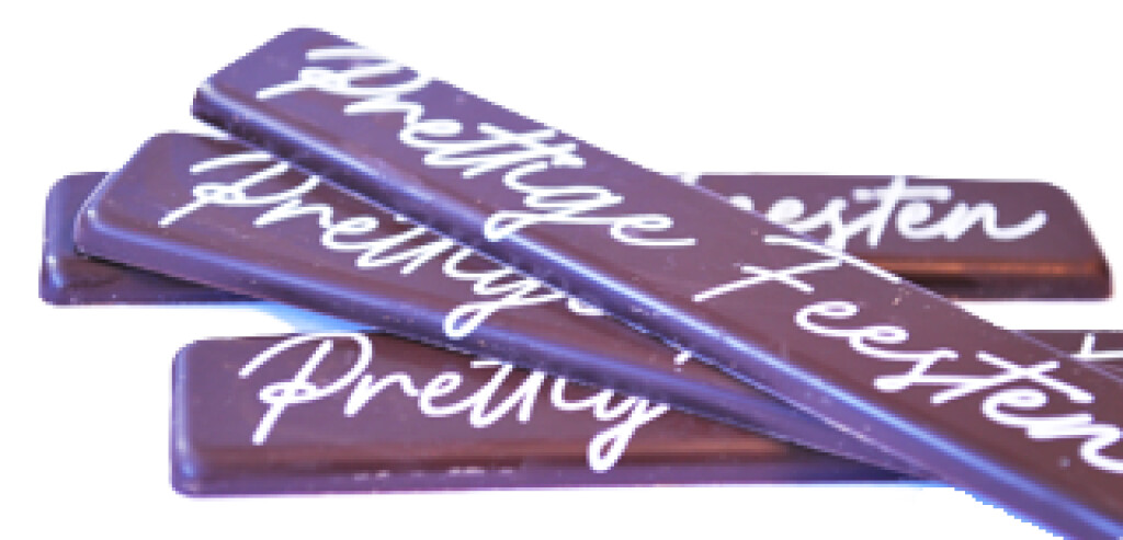 Plaquettes de chocolat Prettige Feesten 12 pièces