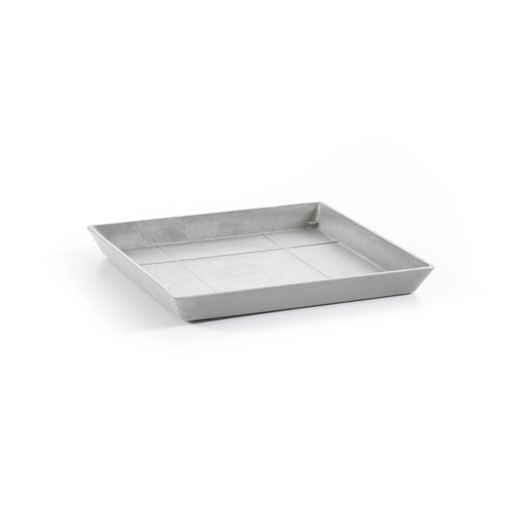 Saucer Square 40 White Grey