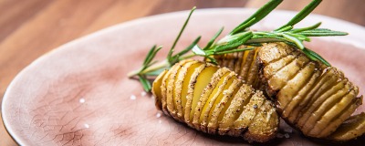 Mini Hasselback potatoes 