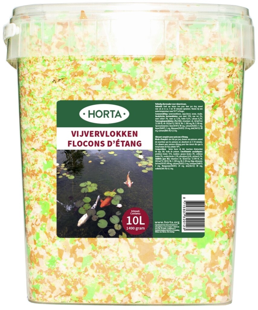Flocons d'étang 10 litres/ 1490 gr