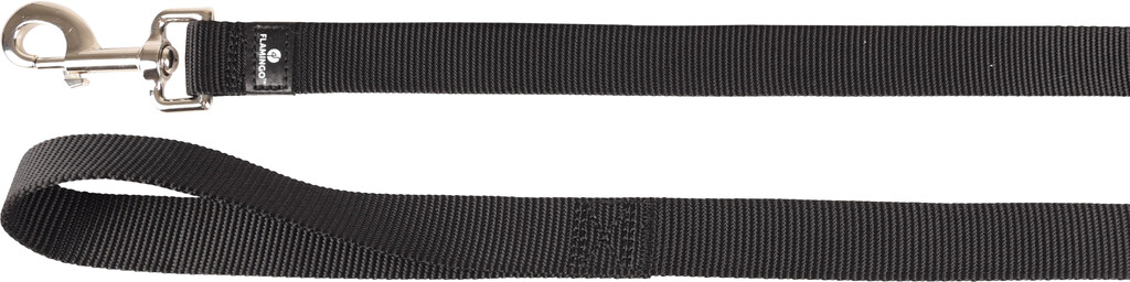 Laisse Ziggi Noir 300cm 25mm  Laisse Ziggi Noir 300cm 25mm