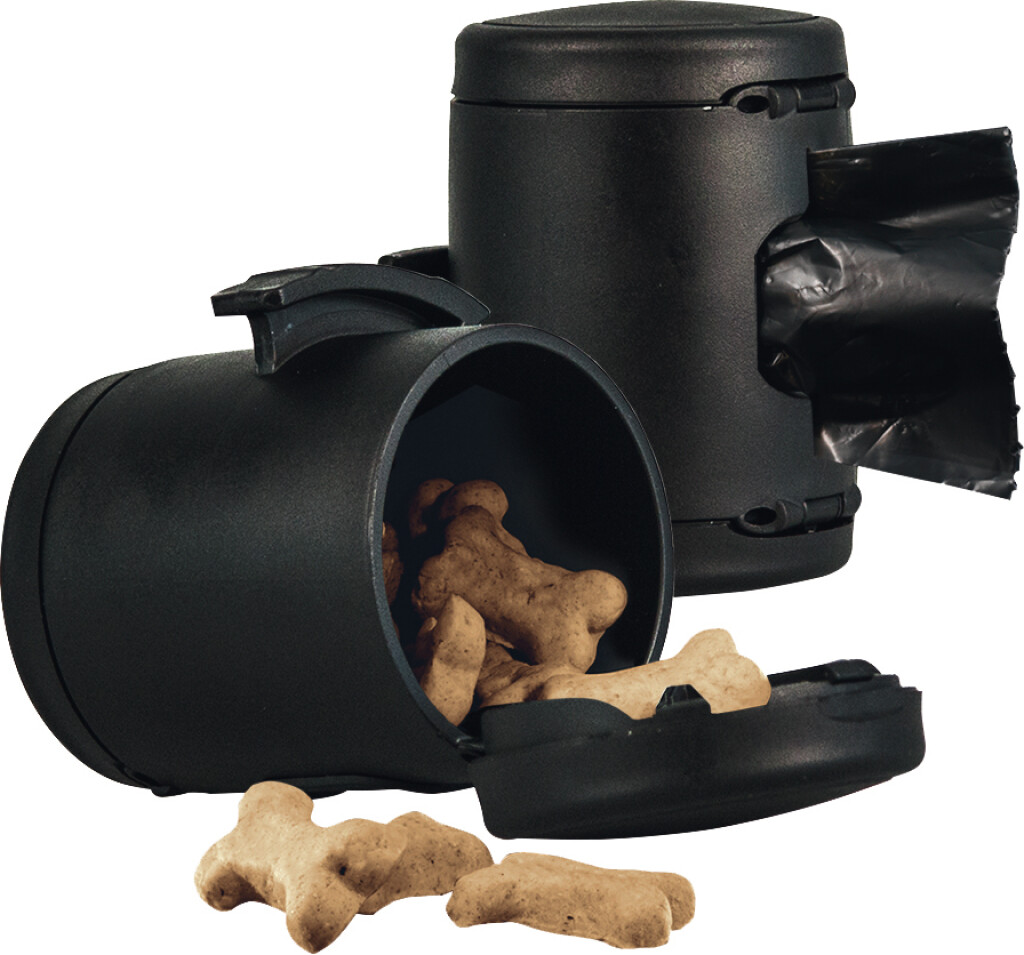 Flexi Snackhouder/Poepzakhouder Zwart Flexi Snackhouder/Poepzakhouder Zwart