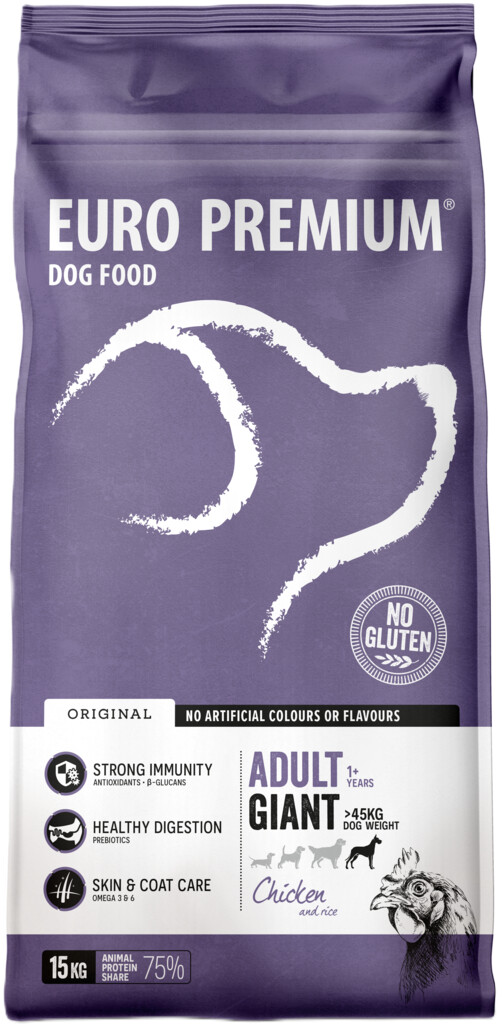 Giant adult chicken & rice 15kg