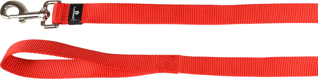 Laisse Ziggi Rouge 130cm 25mm  Laisse Ziggi Rouge 130cm 25mm
