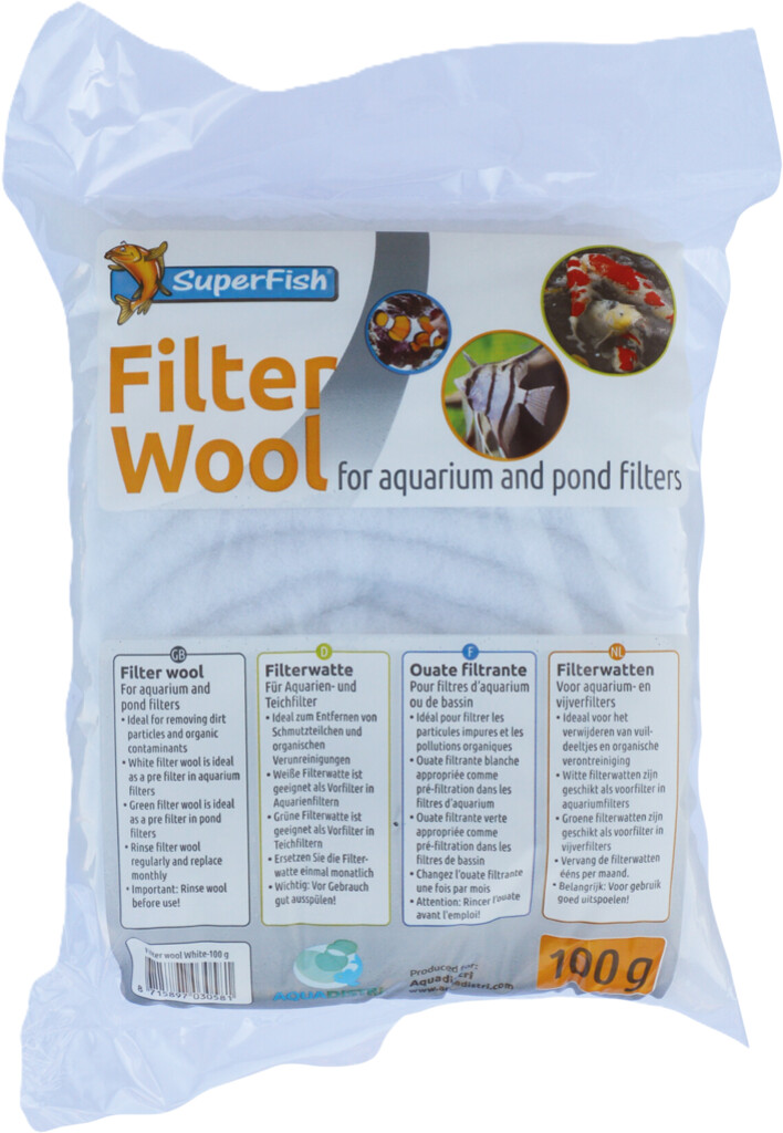 Witte filterwatten 100 g