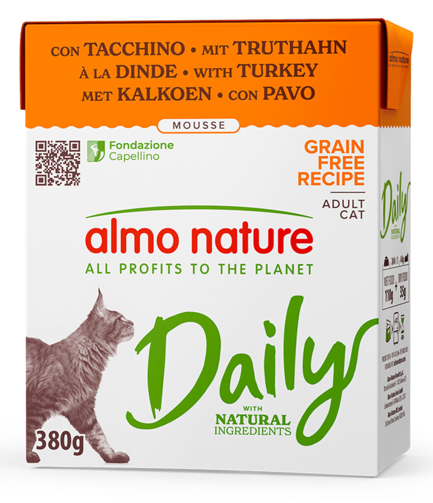 Daily Cats kalkoen 380g