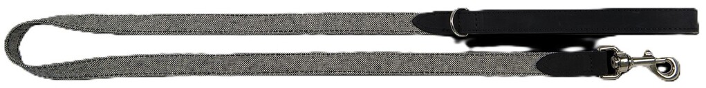 Quebec Laisse Noir 20mm x 120cm