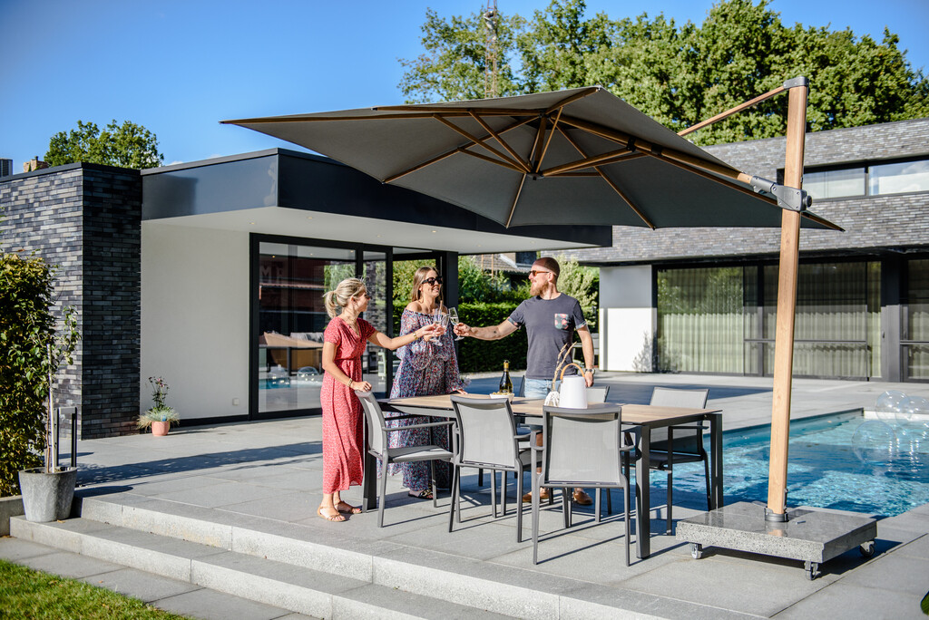 Hacienda 3x4 meter - antraciet met antraciet frame 