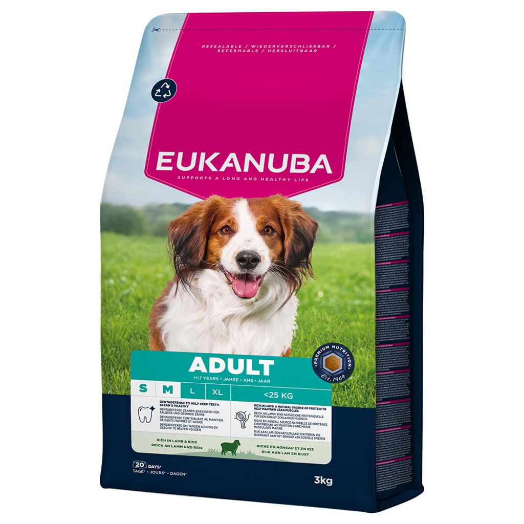Adult Small & Medium Breed lamb & rice 3kg