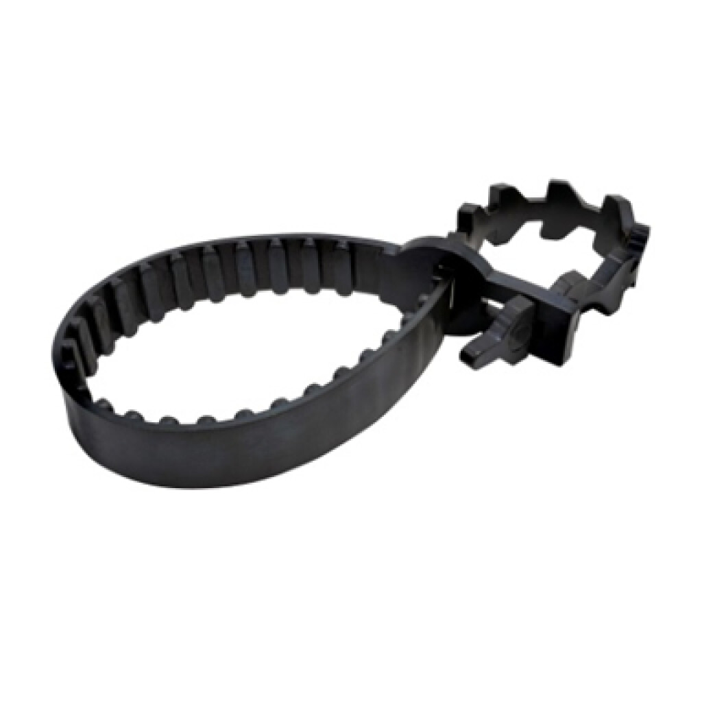 Boomband zwart 90x2,25cm 1x met rattenstaartsluiting