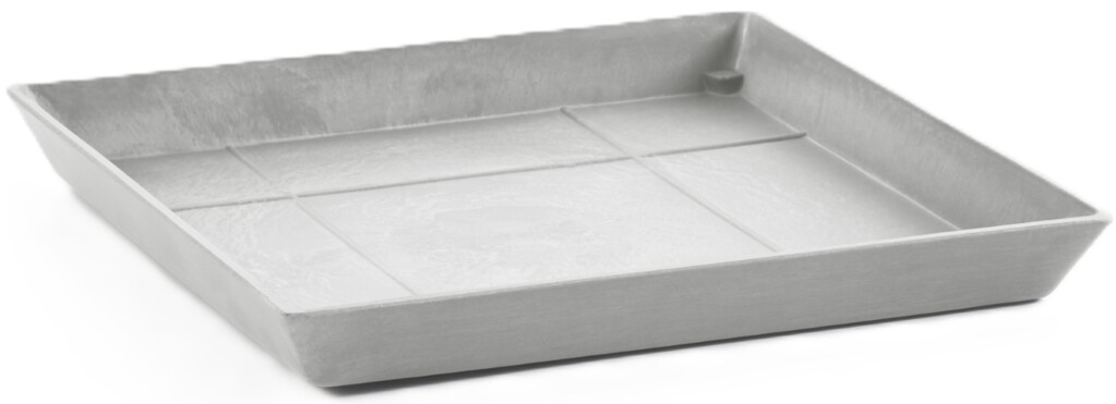 Saucer Square 40 White Grey