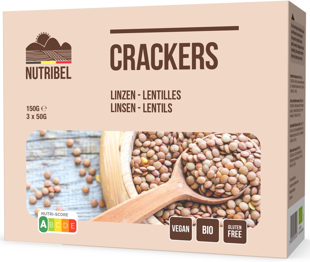 Crackers lentilles - 150g