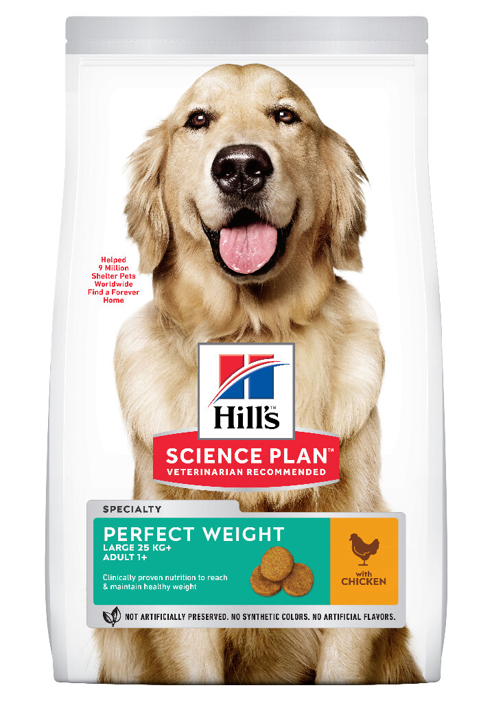 SP Canine Adult Perfect Weight Large Breed with Chicken Dry 12kg