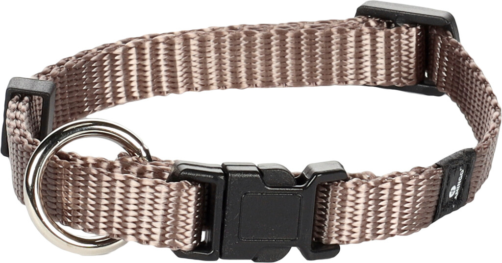 Halsband Ziggi Taupe XS 20-35cm 10mm Halsband Ziggi Taupe XS 20-35cm 10mm