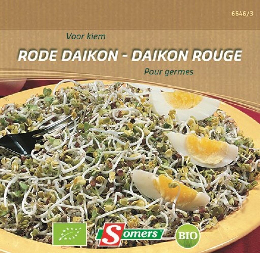 Be-Bio-02 voor kiem Rode Daikon