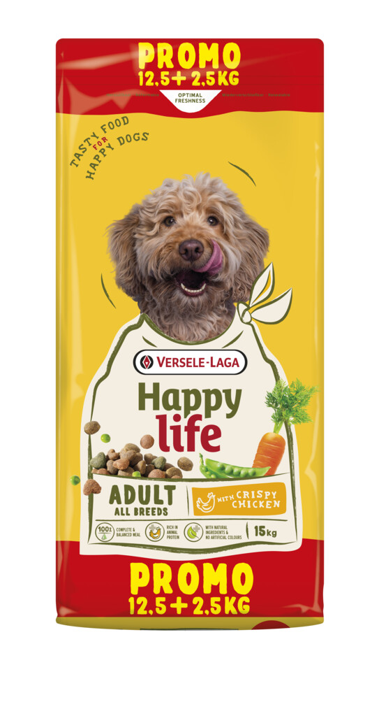 Adult met Kip PROMO 12,5kg + 2,5kg gratis (VERKRIJGBAAR ZOLANG DE VOORRAAD STREKT)