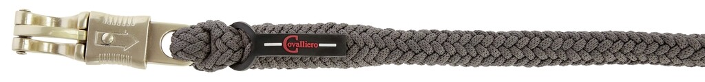 Longe Classy avec mousqueton anti panique gris Longe Classy avec mousqueton anti panique gris