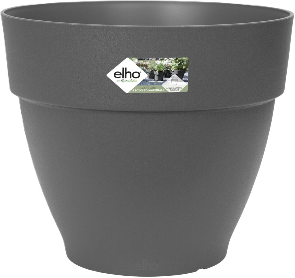 Bloempot Vibia Campana rond 20cm antraciet