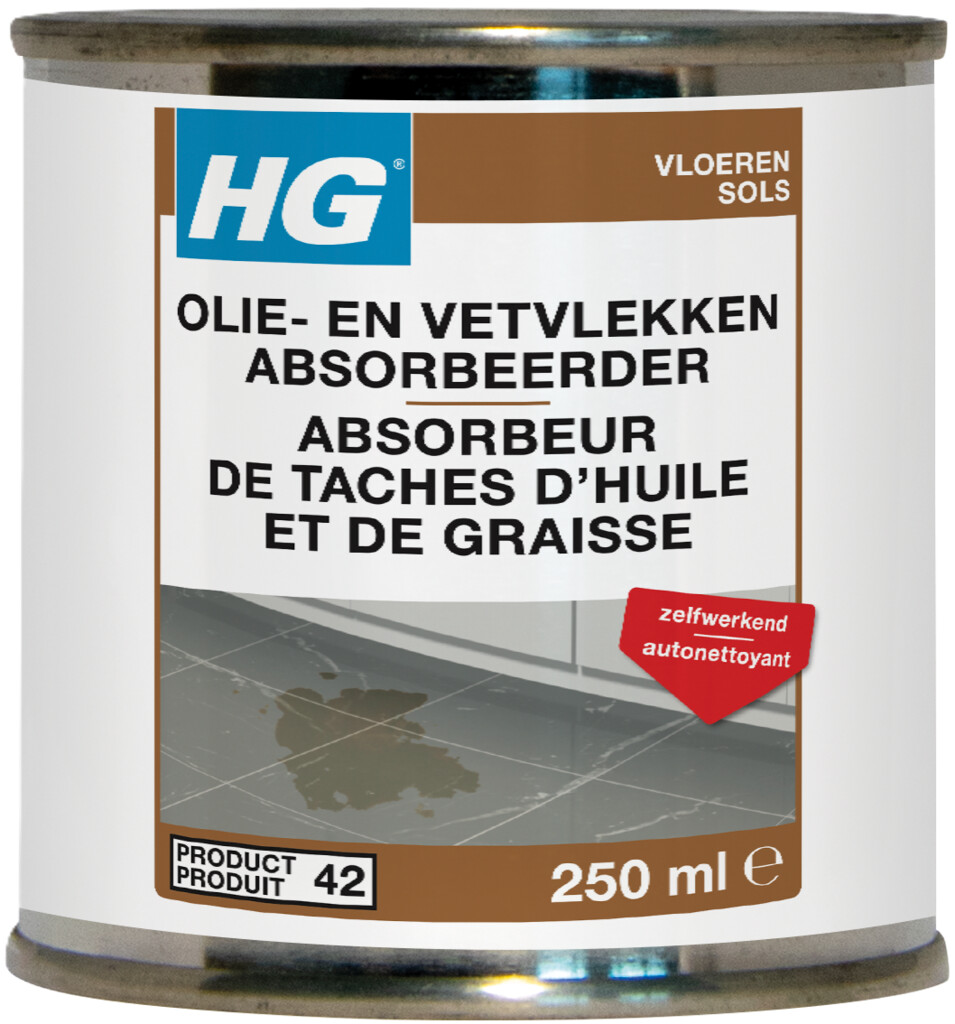 Absorbeur taches huile et graisse carrelages 250ml