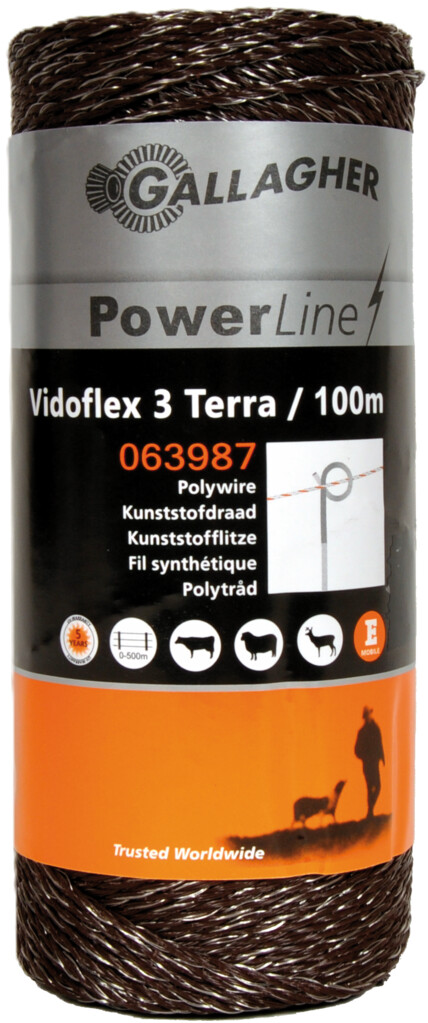 Vidoflex 3 Powerline Terra 100m