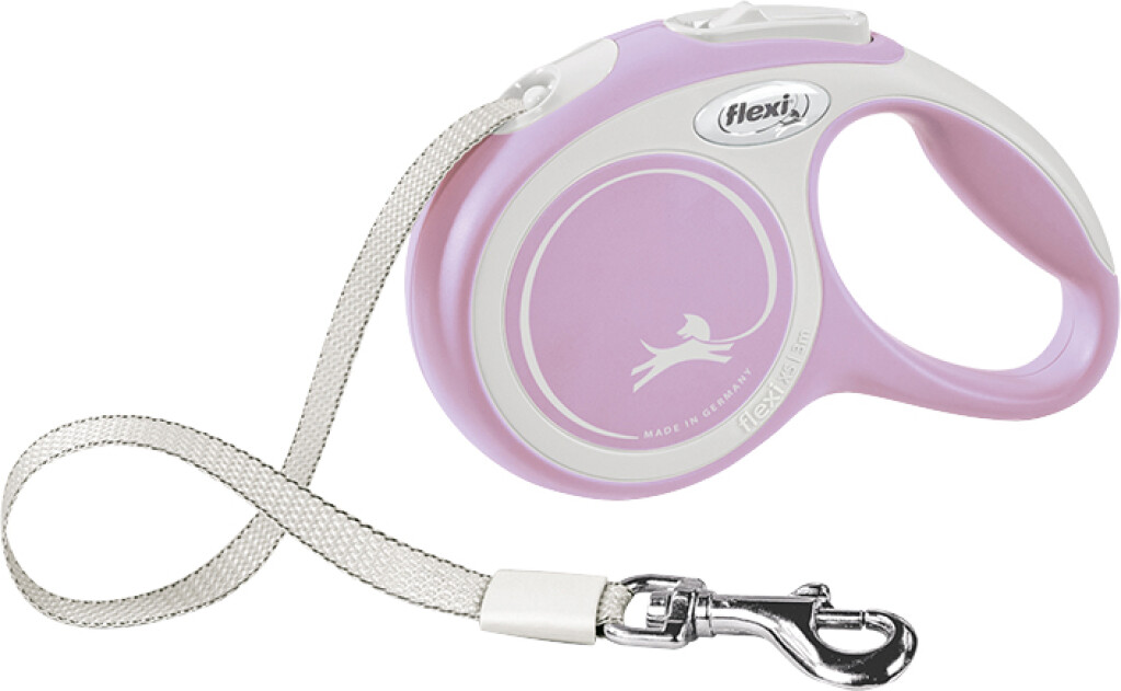 Laisse New Comfort Sangle Rose XS 3m Laisse New Comfort Sangle Rose XS 3m