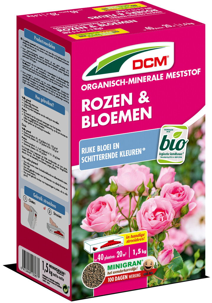 Meststof Rozen & Bloemen 1,5kg Meststof Rozen & Bloemen 1,5kg