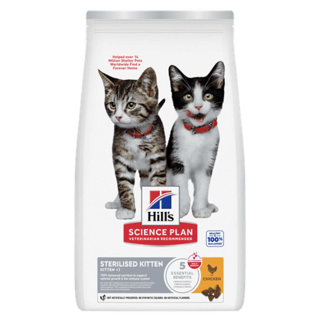SP Aliment pour chaton stérilisé au poulet 1,5kg