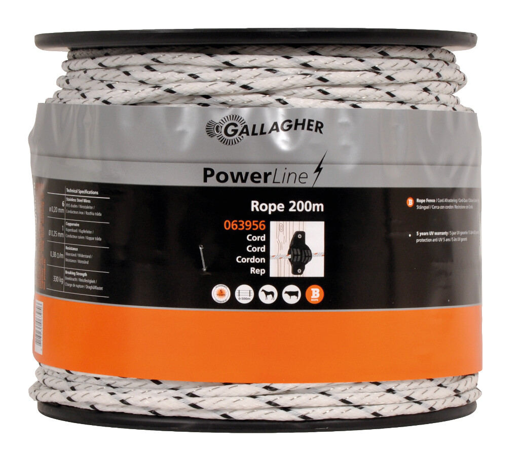 Powerline cord wit 200m Powerline cord wit 200m